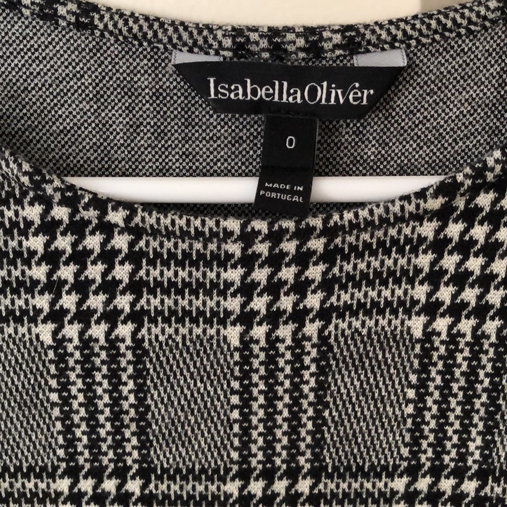 Isabella Oliver Black and White Plaid Dress - Picture 2 of 6